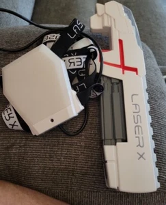 LASER X Lazer Tag Gun Indoor Outdoor Toy Light Up Sound 88011/88016 Single✅ - Picture 1 of 1