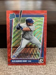 Béisbol óptico Panini Donruss 2021 Alejandro Kirk rojo onda clasificación novato #63 - Imagen 1 de 2