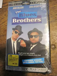 BLUES BROTHERS-NEW VHS TAPE-1999 Universal Special ED-Snapcase ClamShell Case - Picture 1 of 1