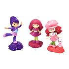 Lot Of 3 ,Strawberry Shortcake Dolls. 2011 McDonald's Happy Meal Collectables 3”
