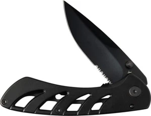 Case Cutlery TecX Exo-Lock Pocket Knife Blk Skeletonized Stainless Handle 75681 - Picture 1 of 2