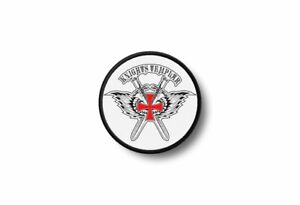 Patch badge embroidered printed morale flag knights templar cross tactical r3