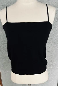 VINTAGE KATAYONE ADELE BLECK 100% CASHMERE CAMISOLE WITH SPAGETTI STRAPS SL - Picture 1 of 8