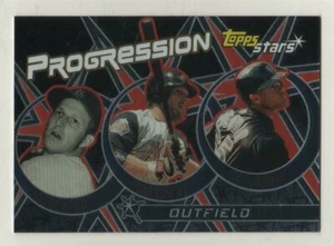 2001 Topps Stars Progression Insert #5 Stan Musial Darin Erstad Alex Escobar - Picture 1 of 1