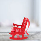  Small Rocking Chair Ornaments Wooden Furniture Model for Kids Desktop