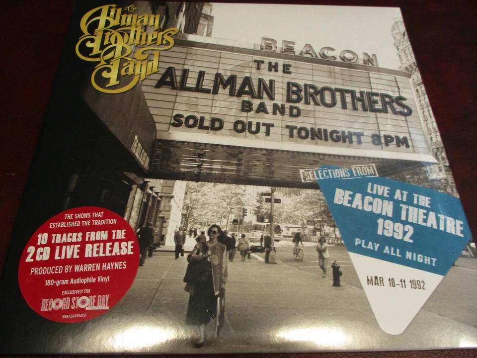 Selections From (Play All Night: Live at Beacon) [EP] by The Allman Brothers Band (Vinyl, Apr-2014, Sony Music)