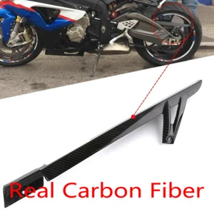 For 2015 - 2018 S1000RR 100% Carbon Fiber Rear Chain Guard Cover Fairing Twill - Foto 1 di 8