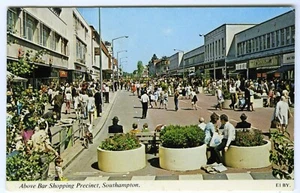 1970s Harvey Barton Postcard Above Bar Shopping Precinct Southampton Unposted - Picture 1 of 2
