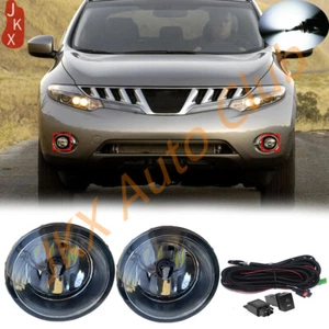 For Nissan Murano 2009-2012 Pair Front Bumper LED Fog Light Lamp W/Wiring Kit u - Picture 1 of 12