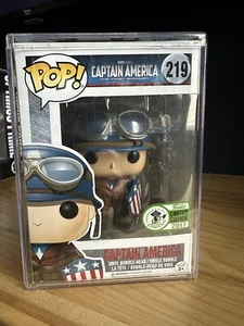 Funko Pop! Captain America: First Avenger ECCC Con Aufkleber #219 mit Schutz - Bild 1 von 8