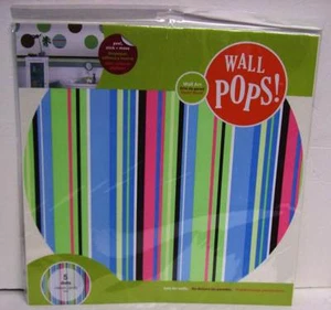 Wall Pops! 5-13 Zoll Punkte 1 Farbe Band Süßigkeitenblau Peeling Stick bewegen Dekor NEU - Bild 1 von 3
