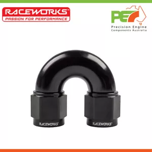 Brand New * RACEWORKS * Female to Female AN-10 Swivel 180ᄚ - Picture 1 of 4