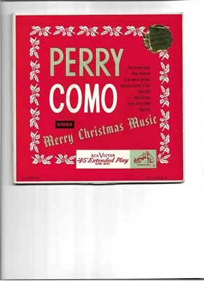 1952 PERRY COMO EP CHRISTMAS SONGS 8 SONGS NM COND. W/Orig Pic Sleve 45 rpm 7" - Image 1 of 4