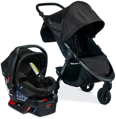 Britax B-Free & B-Safe Gen2 FlexFit Travel System, Midnight - NEW! - Image 1 of 4