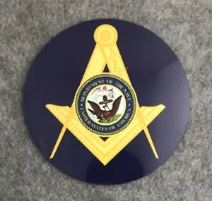 Freimaurer US Navy Auto Emblem (MAS-NV) - Bild 1 von 1