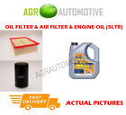 OEM SPEC PETROL OIL AIR FILTER KIT + VL 5W30 OIL FOR SEAT EXEO 1.6 102 2009-10