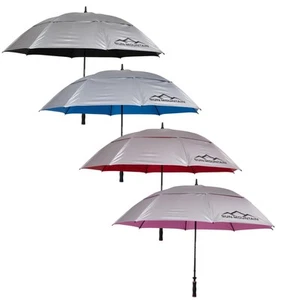 Sun Mountain Silver Series Manual Golf Umbrella 68" Double Canopy - New - Imagen 1 de 4