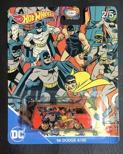 Hot Wheels pop culture 66' Dodge A100  van Batman and Robin - Picture 1 of 1