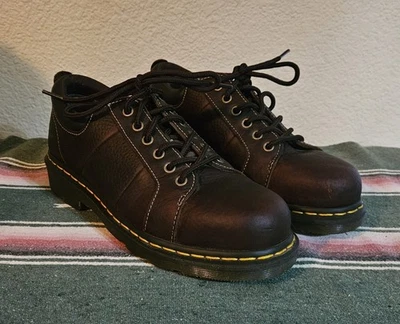 ZAPATOS DE TRABAJO DR MARTENS MILA ST TECA INDUSTRIAL OSO PUNTERA DE ACERO PARA MUJER TALLA 8 MARRÓN Foto 1 de 4