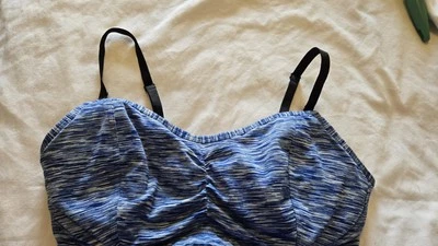 Motherhood Maternity Women's Nursing Sports Bra Blue Size Medium - Image 1 of 4