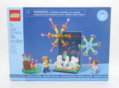 Lego Edición Limitada Fuegos Artificiales Celebraciones Construcción Juguete Kit # 40689 (184 piezas) Foto 1 de 4