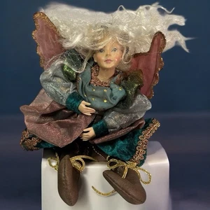 Vintage Winward Woodland Fairy Fall Holiday Autumn Elf Figurine 8” Female Girl - Picture 1 of 11