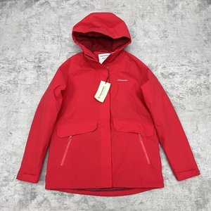 Craghoppers Womens UK 10 Caldbeck Waterproof Breathable Stretch Hood Jacket Coat - Picture 1 of 12