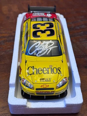 2010 Clint Bowyer #33 Cheerios Impala 1:24 Scale NASCAR Diecast Signed  - Image 1 of 4