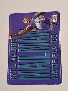 1999-00 KARL MALONE SKYBOX HOOPS NAME PLATE NBA CARD #3NP UTAH JAZZ MAILMAN - Picture 1 of 2