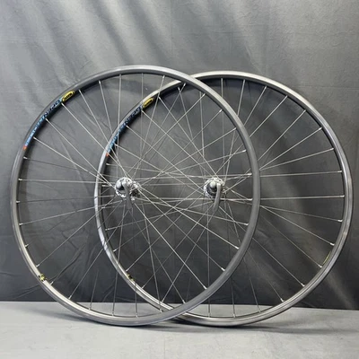Juego de ruedas Mavic Open Pro 32 radios plata aluminio 700C bujes Shimano Ultegra 6700 Foto 1 de 4