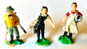 3 O Scale Painted Rural Figures - Picture 1 of 4