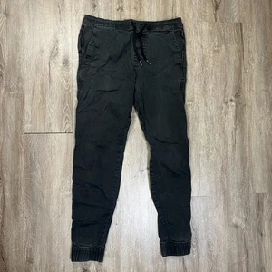 Hollister Skinny Jogger Advanced Stretch Pants Black Men's Size Medium Active - Picture 1 of 7