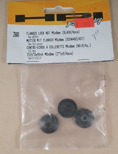 HPI Racing Z680 Savage M5x8mm Flanged Lock Nuts 3 Pieces 1/8 Monster Truck Parts - Picture 1 of 3