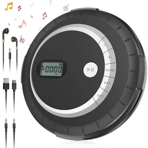Reproductor de CD portátil Rugort - Pequeño reproductor recargable Bluetooth 5.0 para el hogar... - Imagen 1 de 8