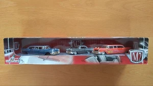 Set 3 auto M2 Machines 1957 Chevrolet Bel Air - Foto 1 di 20
