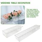 Flower Vase Acrylic Rectangular Floral Centerpiece e n Table For Dining Y2T8