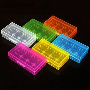 Plastic 18650 Battery Box Coloful Battery Box 18350 Battery Holder - Afbeelding 1 van 16