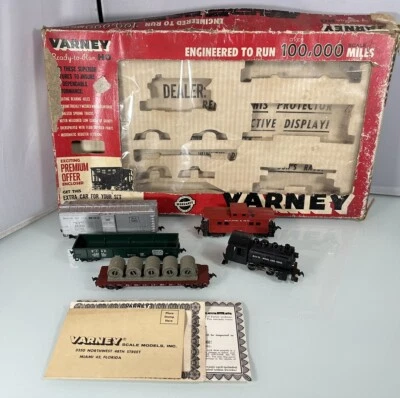 Juego de locomotora y vagón de tren Varney escala HO Baltimore y Ohio de colección 5 piezas con caja Foto 1 de 4