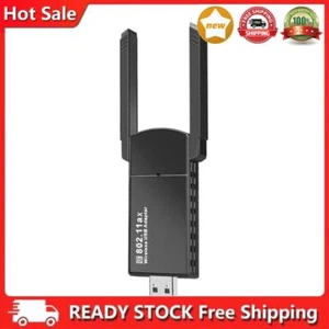 Adaptateur WiFi 6 USB Carte Réseau Double Bande 2.4G/5GHz 1800Mbps pour PC de Bureau - Photo 1/12