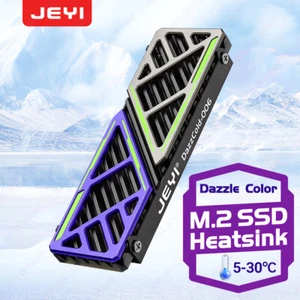 JEYI Dazzcold M.2 SSD Heatsink 2280 NVME Radiator Aluminum PC Efficient Cooler - Afbeelding 1 van 7