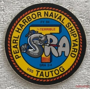 Calcomanía USS TAUTOG (SSN-639) Astillero Naval 1994 Clase Sturgeon Sub - Imagen 1 de 1