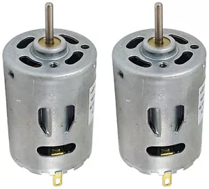 2 Pack 9V Heavy Duty DC Motor 12,500 RPM Max (1.08" Diameter x 1.48" Length) - Picture 1 of 4
