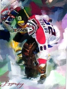 Ken Dryden 2021 Original Limited-Edition Artist Signed Print Card 49 of 50. - Bild 1 von 4