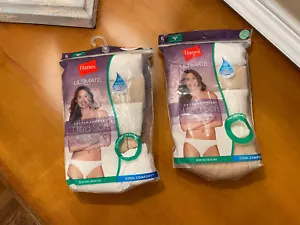 Hanes Ultimate Cotton Comfort Ultra Soft Bikini Panties Size 8/XL 10 Pairs - Picture 1 of 3