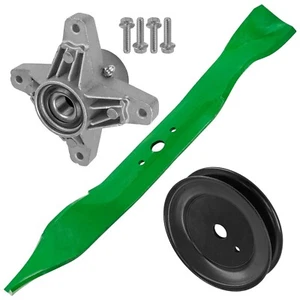 42" Deck Spindle & Pulley for Cub Cadet LT1018 13AB11CG710 13AX11CG710 618-3129 - Picture 1 of 7