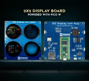SB Components 2x2 (1.28") Round Display Board Powered with Raspberry Pi Pico - Afbeelding 1 van 1