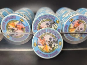 100 fichas de póker de fútbol de edición limitada Manny Fernández Dolphins Casino Princesa - Imagen 1 de 4