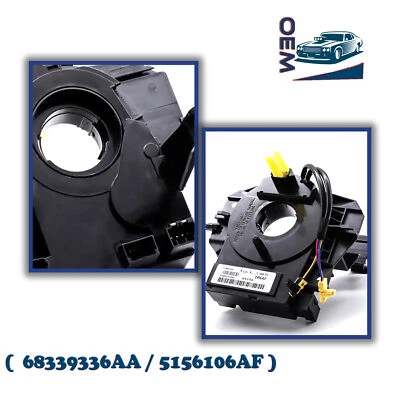 5156106AF Clock Spring For Jeep Wrangler Chrysler Dodge With Angle Sensor Foto 1 de 4