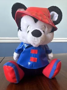 Mickey Mouse Plush in Firefighter Outfit Classic Toy Company Vintage - Picture 1 of 8