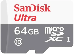 SanDisk Ultra 100MB/s 64GB microSDXC micro SDXC Card Class 10 SDSQUNR-064G - Picture 1 of 2